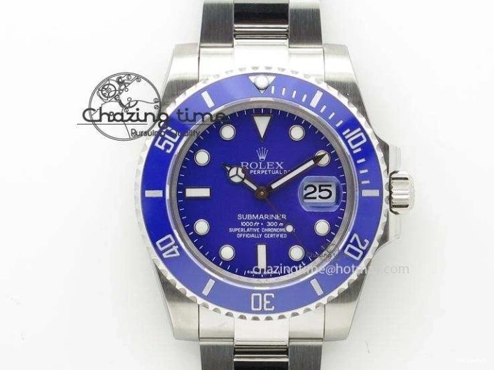 1:1 Ceramic Bracelet Submariner and Case Green V3 Edition ARF A2824 904L SS 116610 Best LV 0121